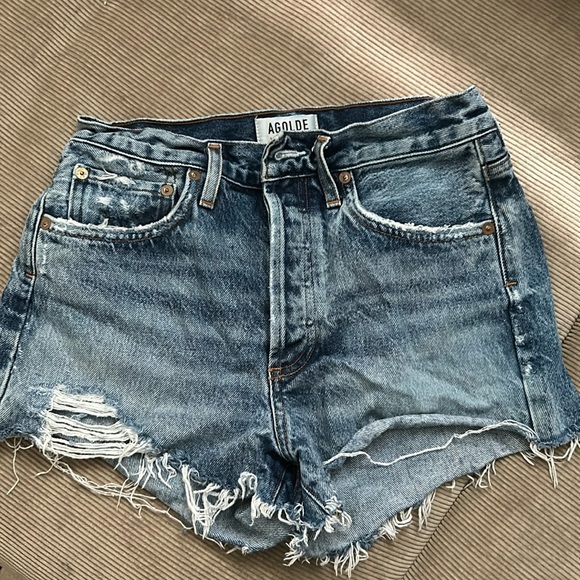 Agolde Parker Jean shorts - Picture 2 of 3